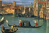 The Grand Canal at the Salute Church [detail] by Canaletto